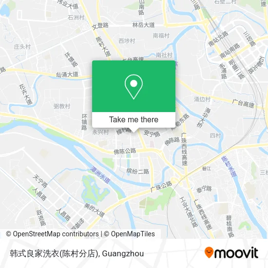 韩式良家洗衣(陈村分店) map