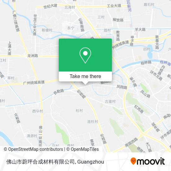 佛山市蔚坪合成材料有限公司 map