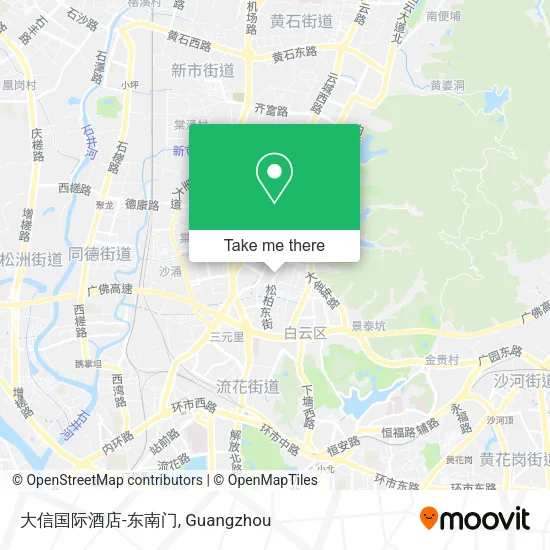 大信国际酒店-东南门 map