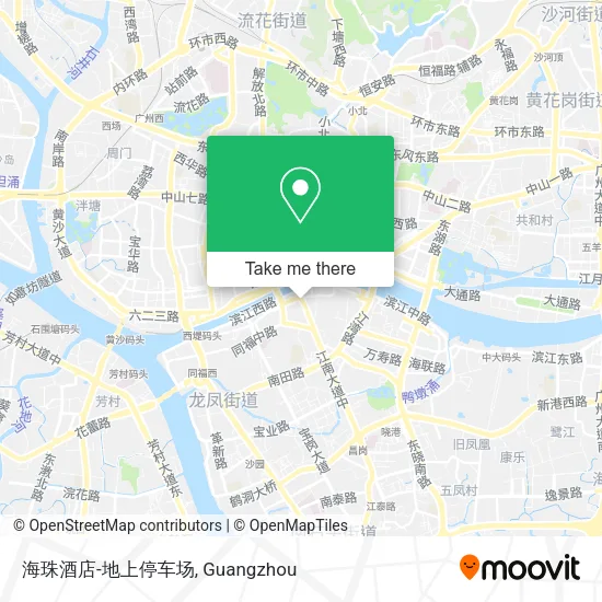 海珠酒店-地上停车场 map