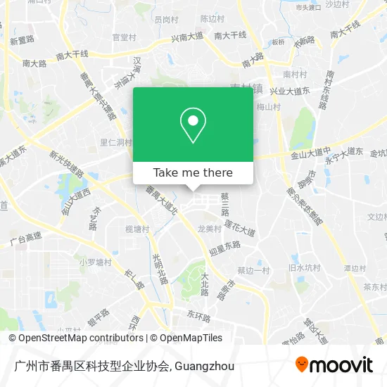 广州市番禺区科技型企业协会 map