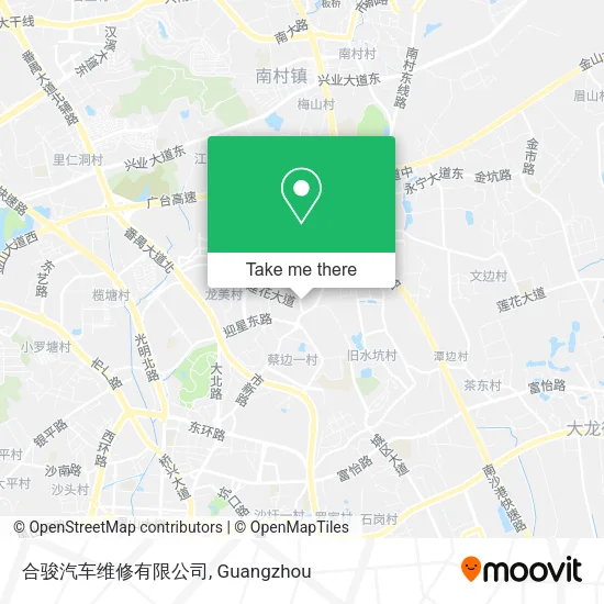 合骏汽车维修有限公司 map