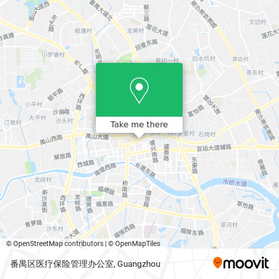 番禺区医疗保险管理办公室 map