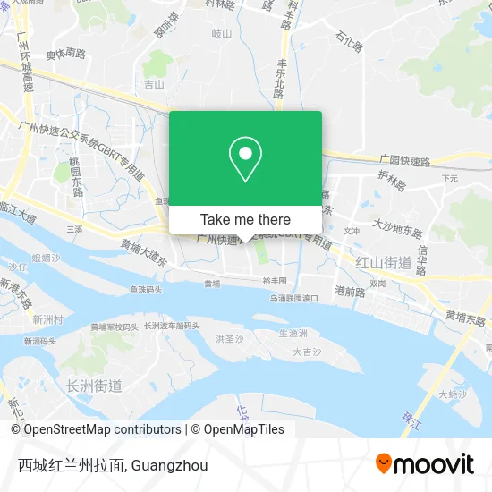 西城红兰州拉面 map