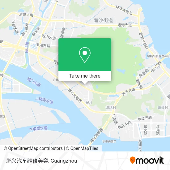 鹏兴汽车维修美容 map