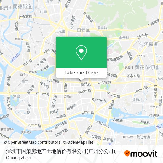 深圳市国策房地产土地估价有限公司(广州分公司) map