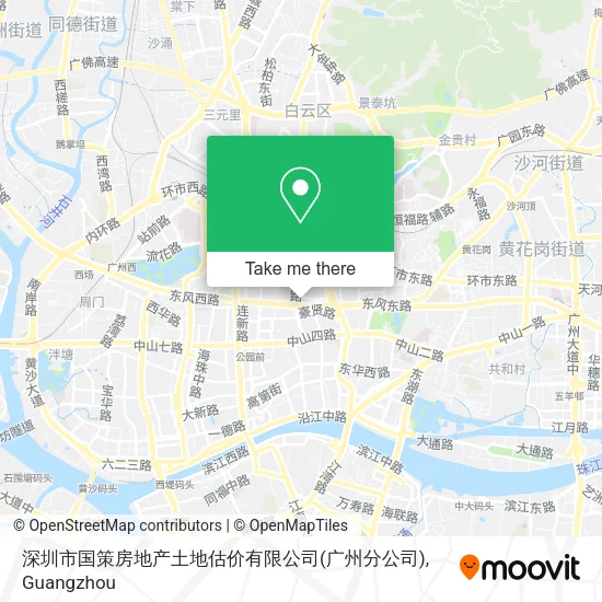 深圳市国策房地产土地估价有限公司(广州分公司) map