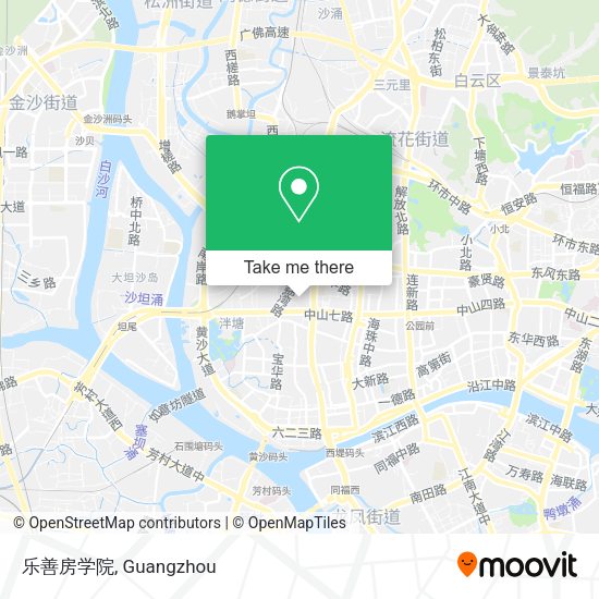 乐善房学院 map