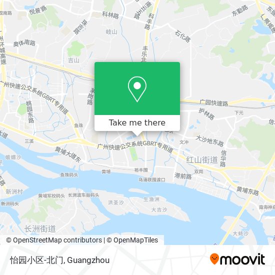怡园小区-北门 map