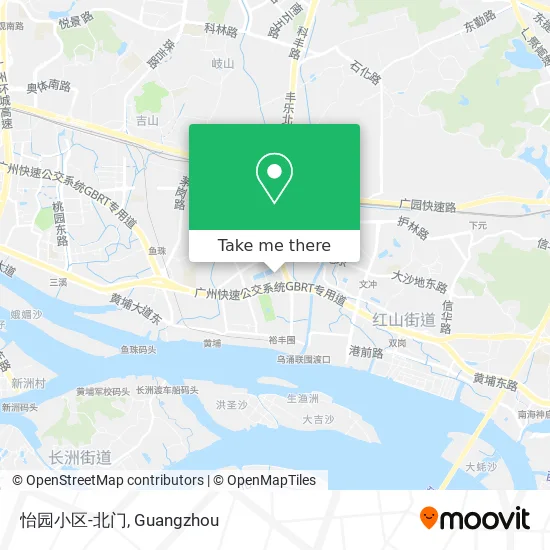怡园小区-北门 map