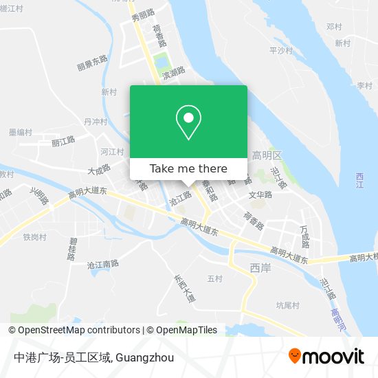 中港广场-员工区域 map