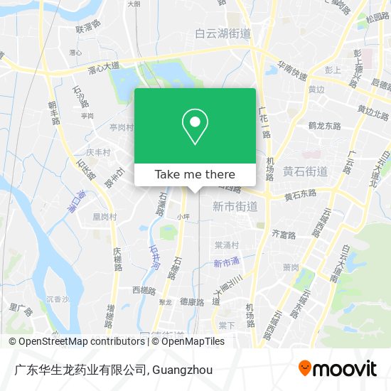 广东华生龙药业有限公司 map