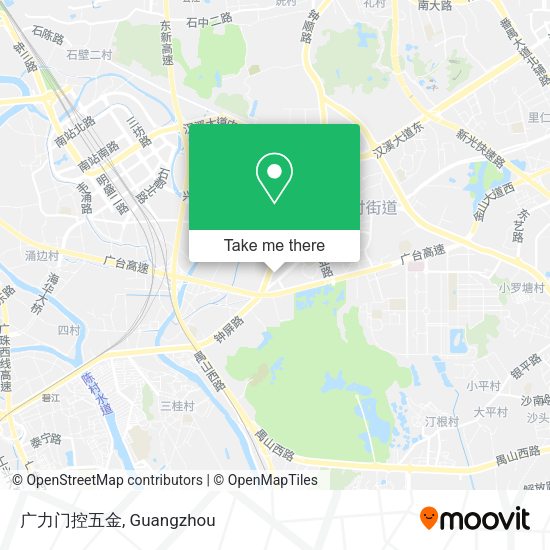 广力门控五金 map