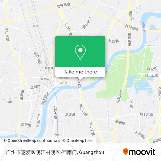 广州市惠爱医院江村院区-西南门 map