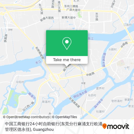 中国工商银行24小时自助银行(东莞分行麻涌支行欧涌管理区德永佳) map