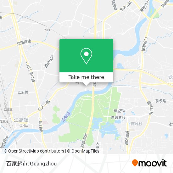 百家超市 map