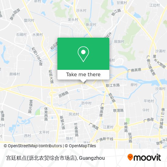 宫廷糕点(沥北农贸综合市场店) map