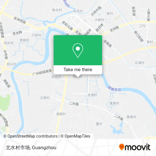 北水村市场 map