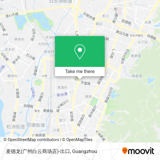 麦德龙(广州白云商场店)-出口 map