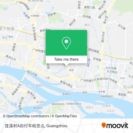 莲溪村A自行车租赁点 map