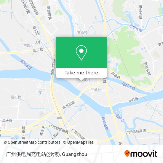 广州供电局充电站(沙湾) map