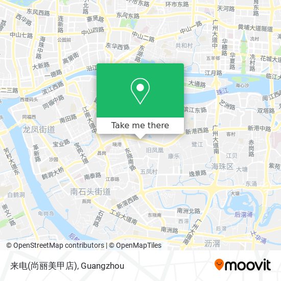 来电(尚丽美甲店) map