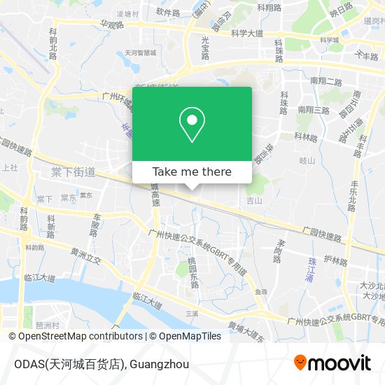 ODAS(天河城百货店) map