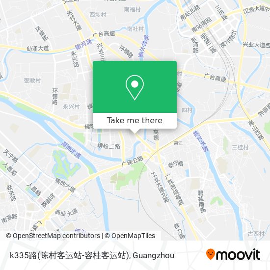 k335路(陈村客运站-容桂客运站) map