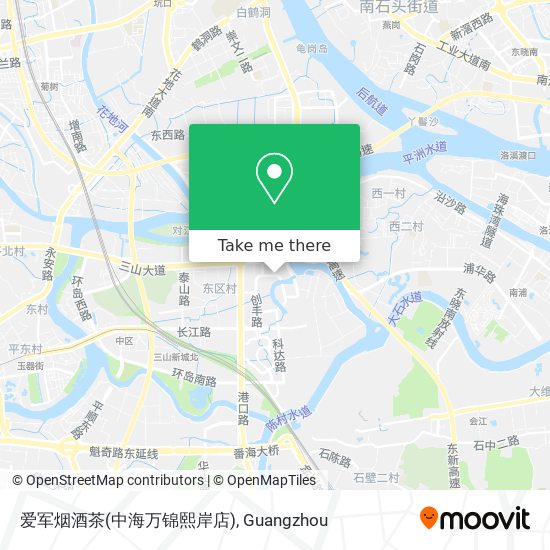 爱军烟酒茶(中海万锦熙岸店) map