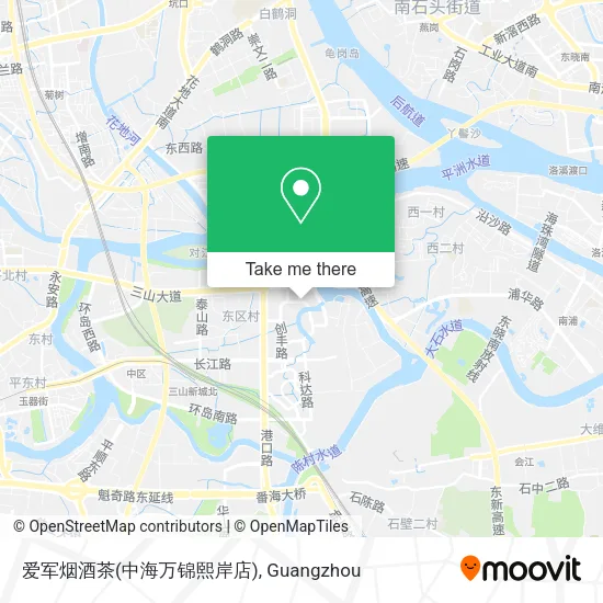 爱军烟酒茶(中海万锦熙岸店) map