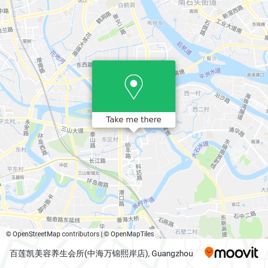 百莲凯美容养生会所(中海万锦熙岸店) map