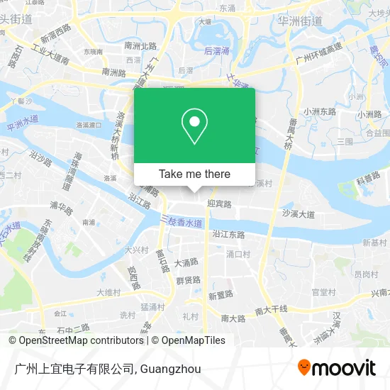 广州上宜电子有限公司 map