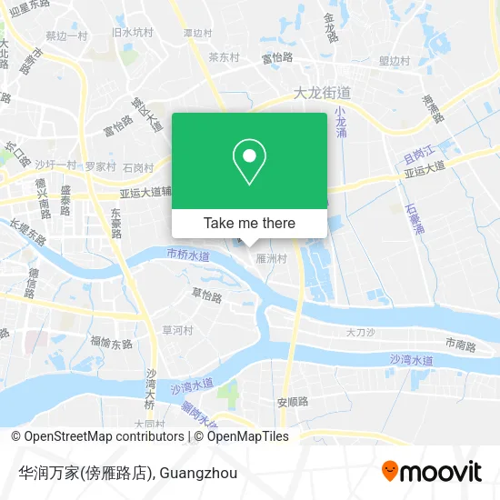 华润万家(傍雁路店) map
