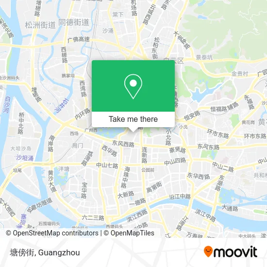 塘傍街 map