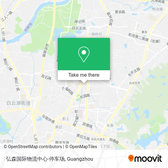 弘森国际物流中心-停车场 map