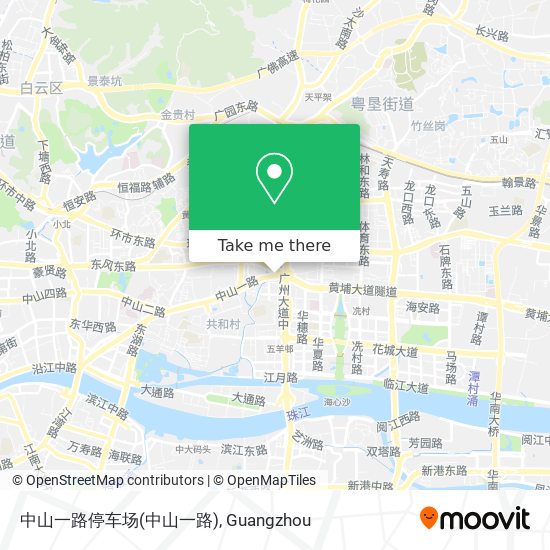 中山一路停车场 map