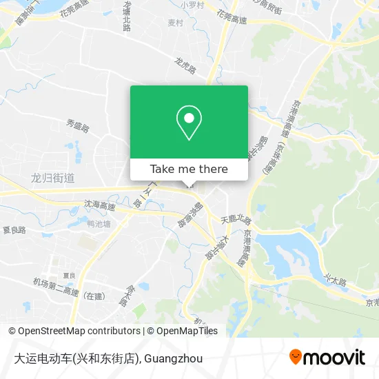 大运电动车(兴和东街店) map