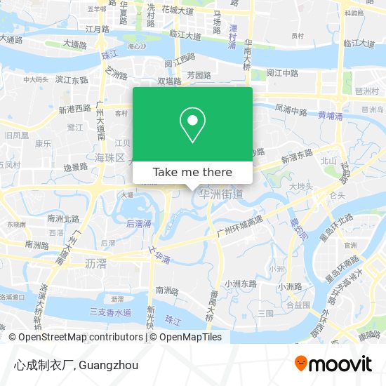 心成制衣厂 map