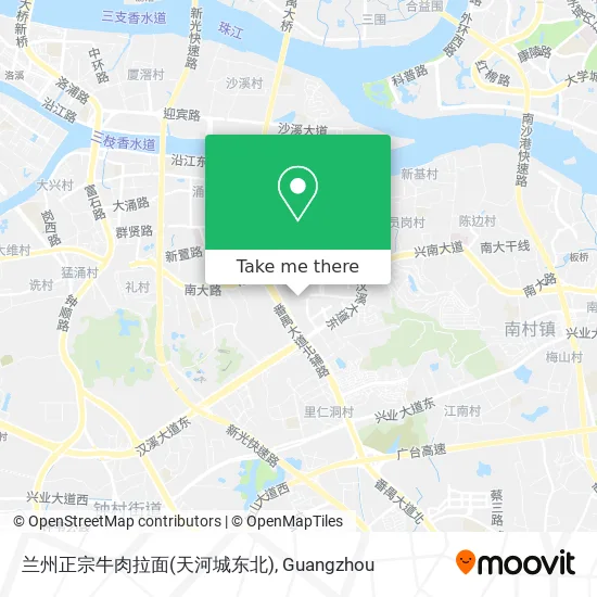 兰州正宗牛肉拉面(天河城东北) map