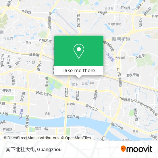 棠下北社大街 map