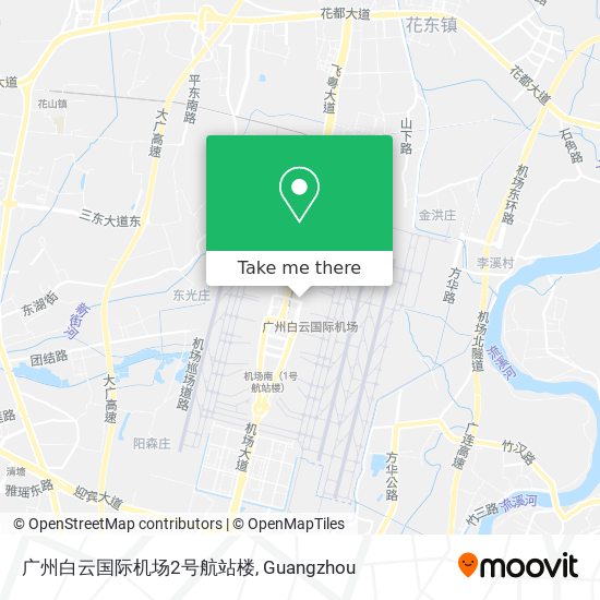 广州白云国际机场2号航站楼 map