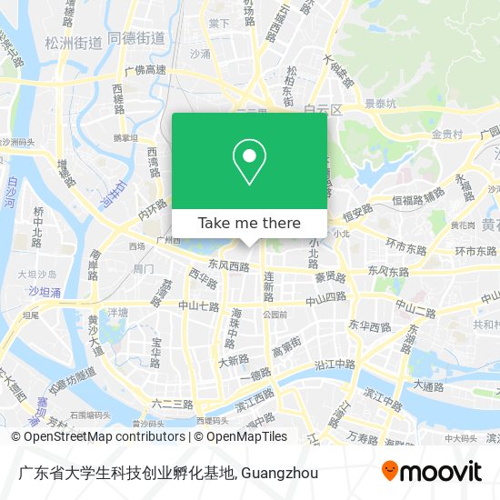 广东省大学生科技创业孵化基地 map
