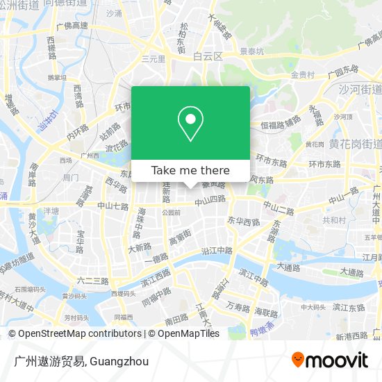广州遨游贸易 map