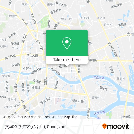 文华羽绒(市桥兴泰店) map