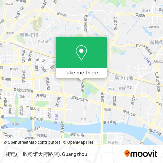 街电(一欣粉馆天府路店) map