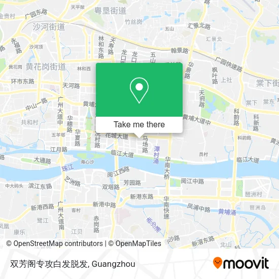 双芳阁专攻白发脱发 map