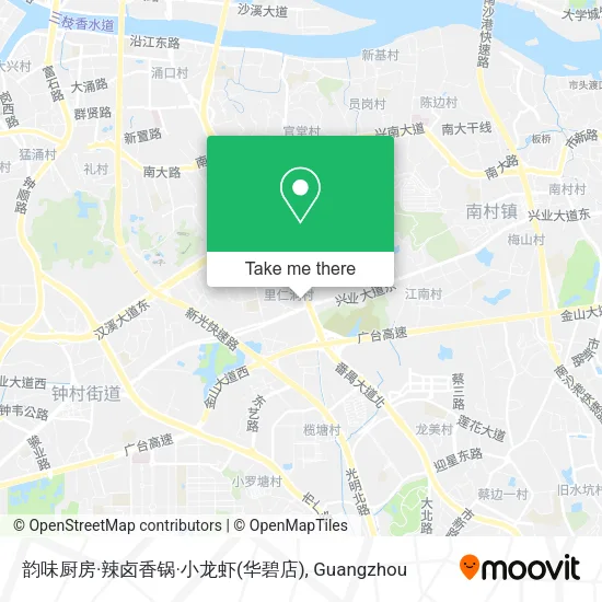 韵味厨房·辣卤香锅·小龙虾(华碧店) map