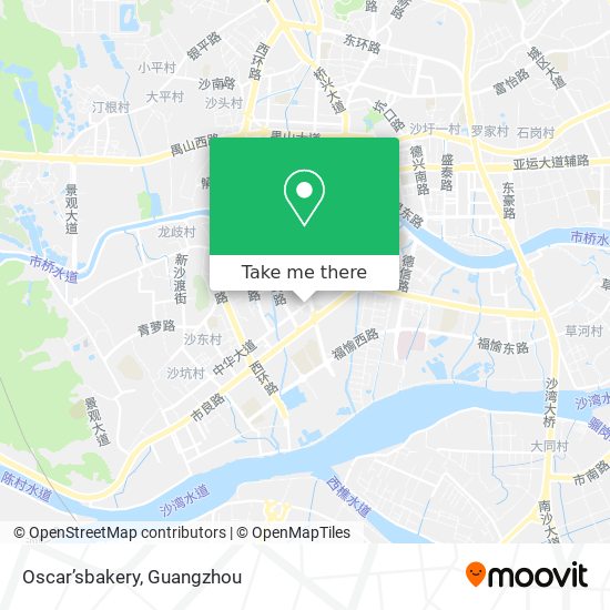 Oscar’sbakery map