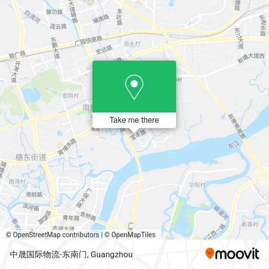 中晟国际物流-东南门 map