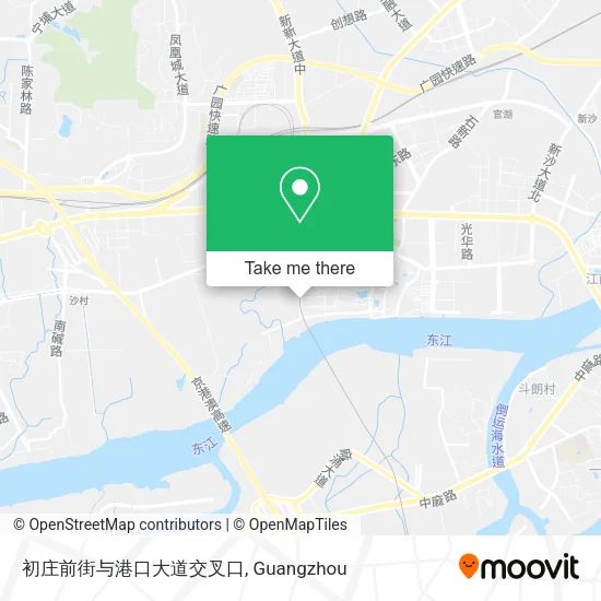 初庄前街与港口大道交叉口 map